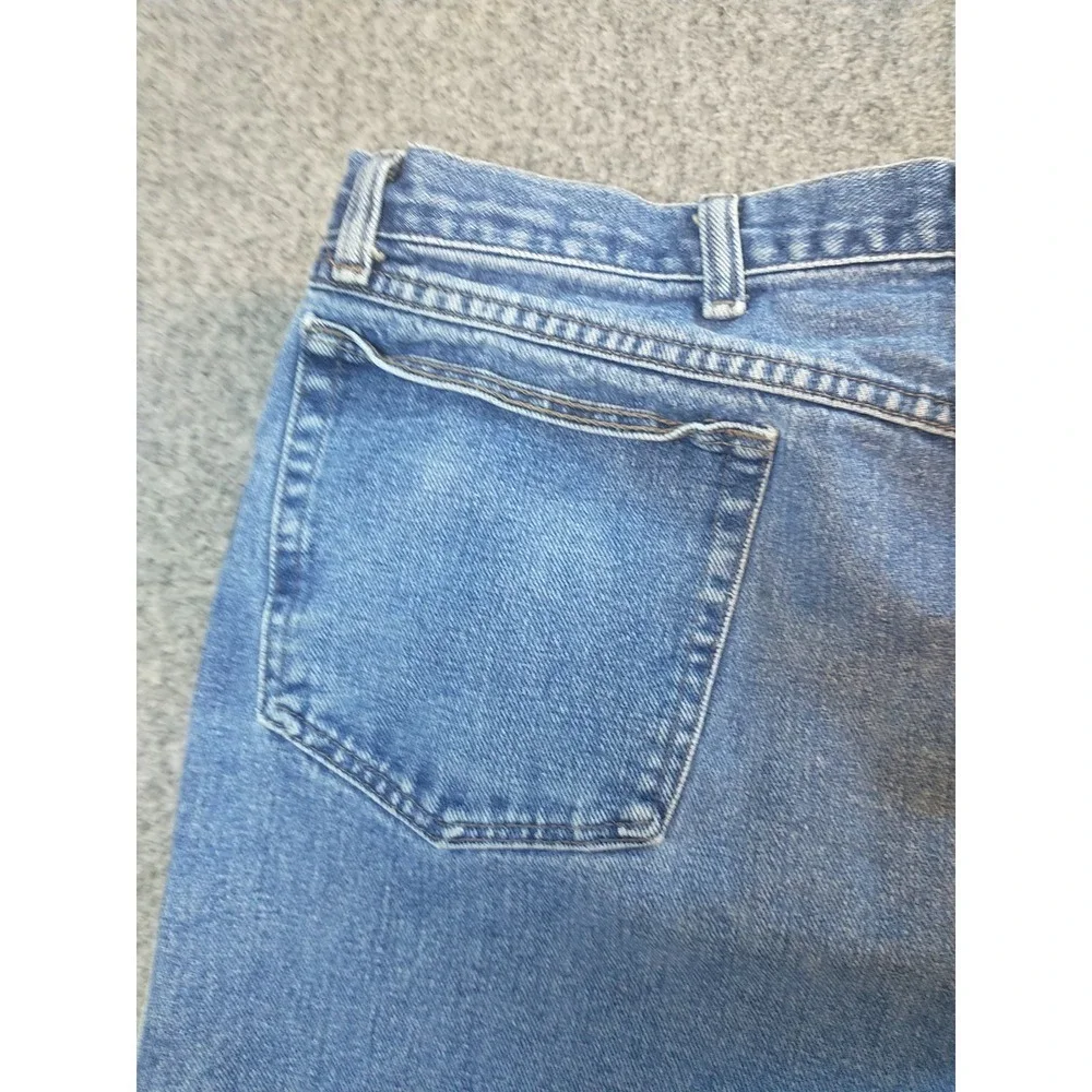 Wrangler Authentic Jeans Mens 36x32 Medium Wash Straight Leg Made in USA 97601MD